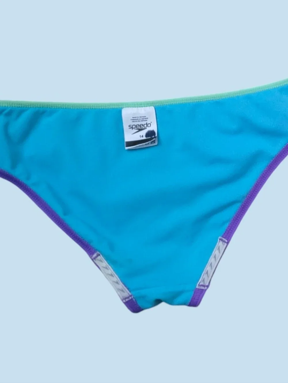 Speedo GIrl's Heather Splice Tankini Two-piece Swimsuit